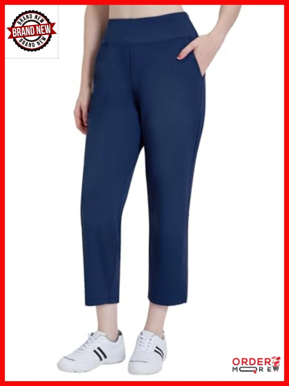 Women's Golf Pants Stretchy Ankle Dress Slacks High Rise Travel Work